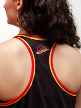 Load image into Gallery viewer, Vancouver Canucks Retro Alternate Women&#39;s Racerback Hockey Tank

