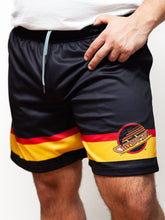 Load image into Gallery viewer, Vancouver Canucks Retro Alternate Mesh Hockey Shorts
