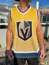 Load image into Gallery viewer, Vegas Golden Knights Championship Gold Ombré Hockey Tank
