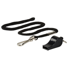 Load image into Gallery viewer, TronX Hockey Small Plastic Coaches Whistle with Lanyard
