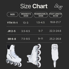 Load image into Gallery viewer, Alkali Cele Adjustable Junior Roller Hockey Skates
