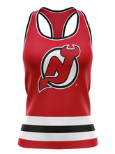 Load image into Gallery viewer, New Jersey Devils Women&#39;s Racerback Hockey Tank
