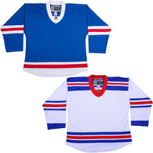 Load image into Gallery viewer, New York Rangers Hockey Jersey - TronX DJ300 Replica Gamewear
