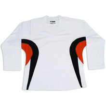 Load image into Gallery viewer, TronX DJ200 Team Hockey Jersey - White/Orange Closeout!

