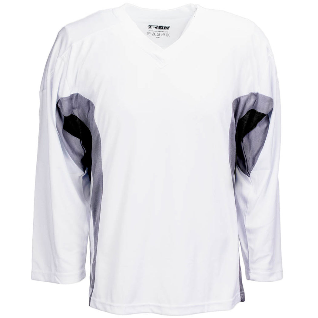 TronX DJ200 Team Hockey Jersey - White/Black Closeout!