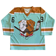 Load image into Gallery viewer, Letterkenny Sudbury Blueberry Bulldogs Senior Adult Fan Hockey Jerseys
