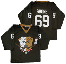 Load image into Gallery viewer, Letterkenny Sudbury Bulldogs Black Senior Adult Fan Hockey Jerseys
