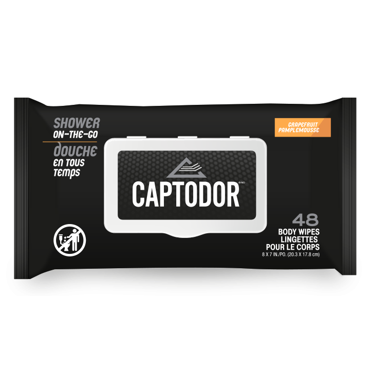 CAPTODOR BODY WIPES (48 per pouch)