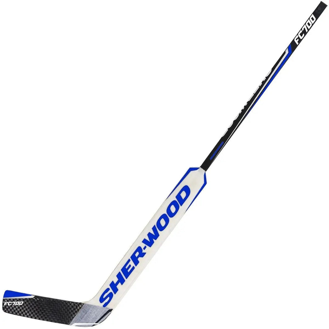 Sherwood FC700 Senior Hockey Foam Core Goalie Stick (Natural/Blue)