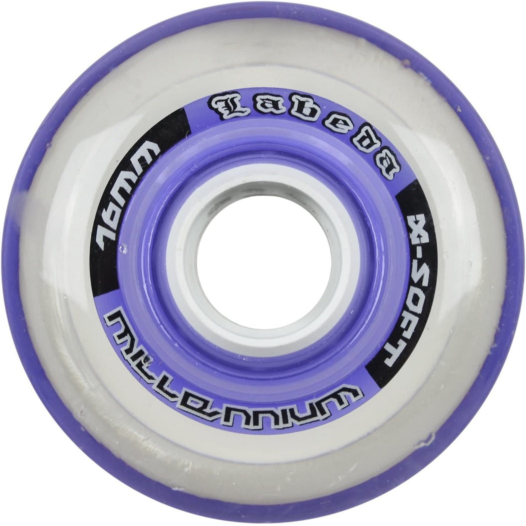 Labeda Millennium Indoor Clear Purple Inline Hockey Wheels
