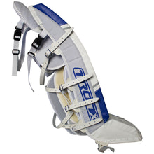 Load image into Gallery viewer, TronX MT2 Senior Hockey Goalie Leg Pads (White/Blue)
